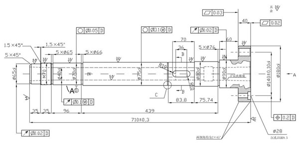 數(shù)控加工中心主軸內(nèi)部結構圖